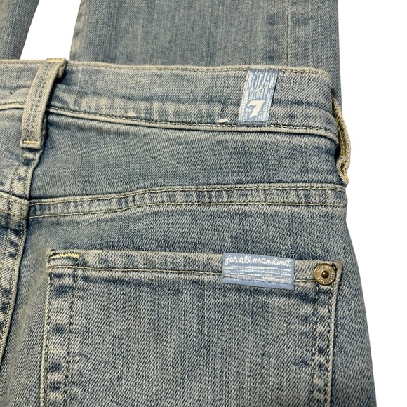 7 For all Mankind High Waist Skinny Jeans Sz 26 - Picture 13 of 16